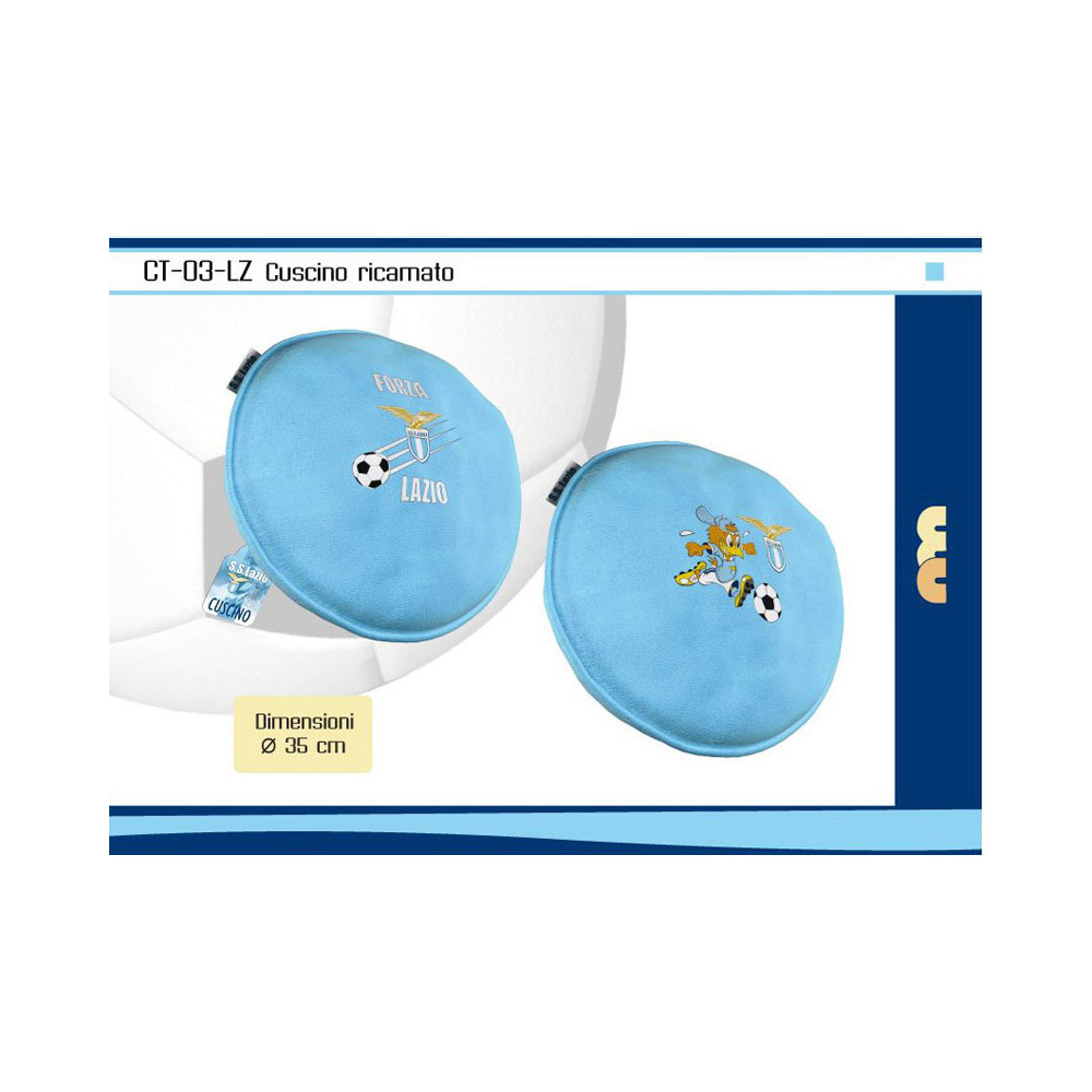 CT03LZ LAZIO CUSCINO TONDO PELUCHE