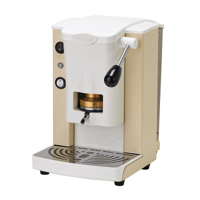 FABER PICCOLA SLOT BASIC  - MACCHINA PER CAFFE'' CON PRESSACIALDA IN OTTONE - TELAIO IN METALLO SABBIA E FRONTALE IN POLICARBONA