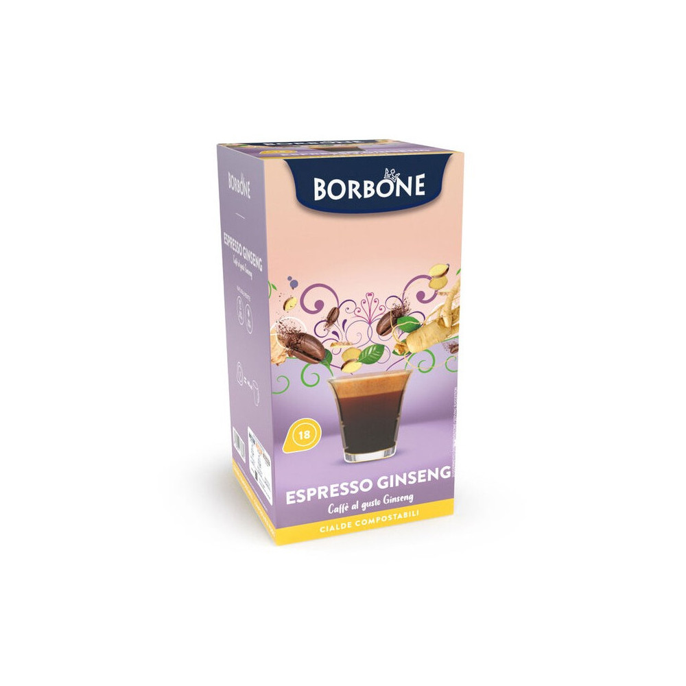 CIALDE ESE 44MM CAFFE'' BORBONE GINSENG - BOX 18PZ