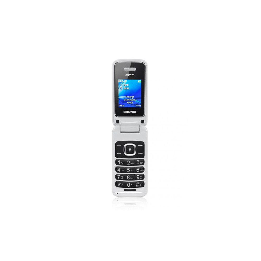 BRONDI FOX (BIANCO) - TELEFONO CELLULARE SENIOR