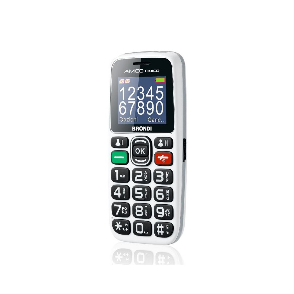 BRONDI AMICO UNICO (BIANCO) - TELEFONO CELLULARE SENIOR