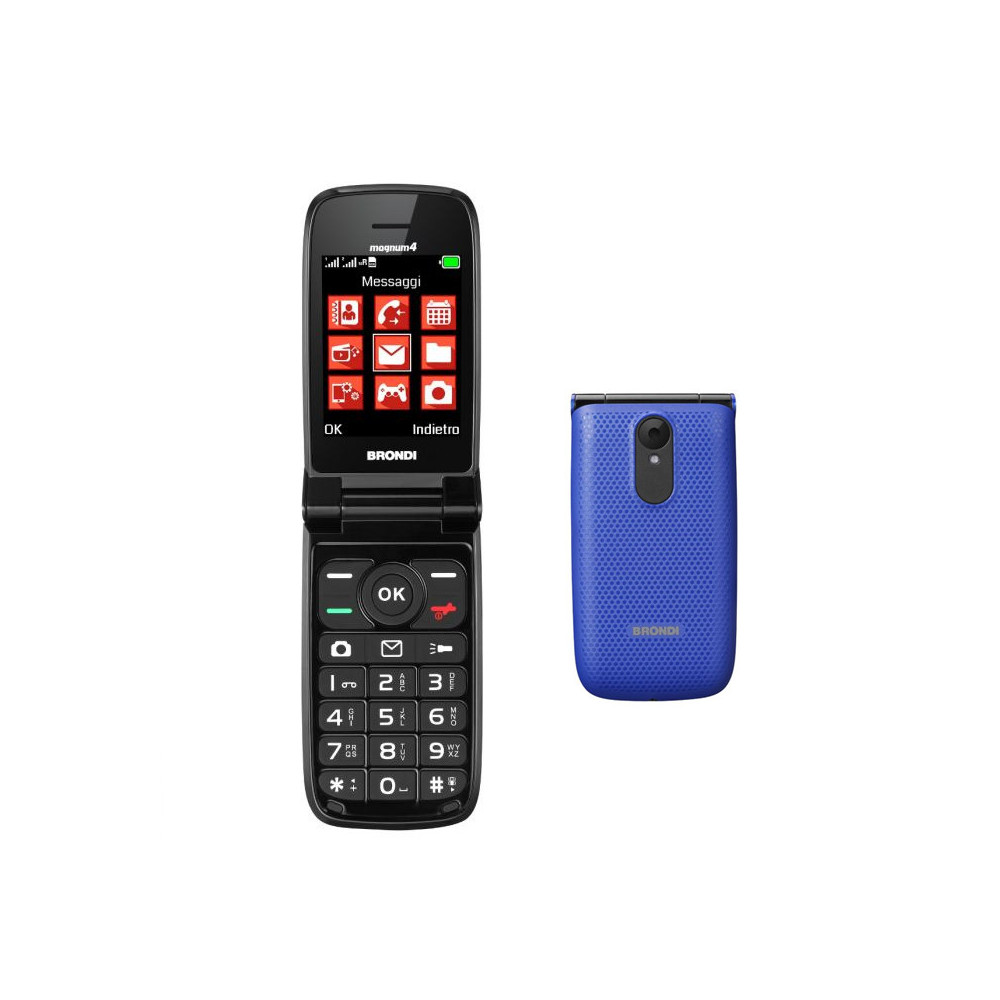 BRONDI MAGNUM 4 (BLU) - TELEFONO CELLULARE SENIOR