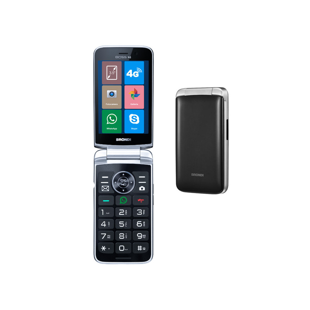 BRONDI BOSS 4G (NERO) - TELEFONO CELLULARE SENIOR