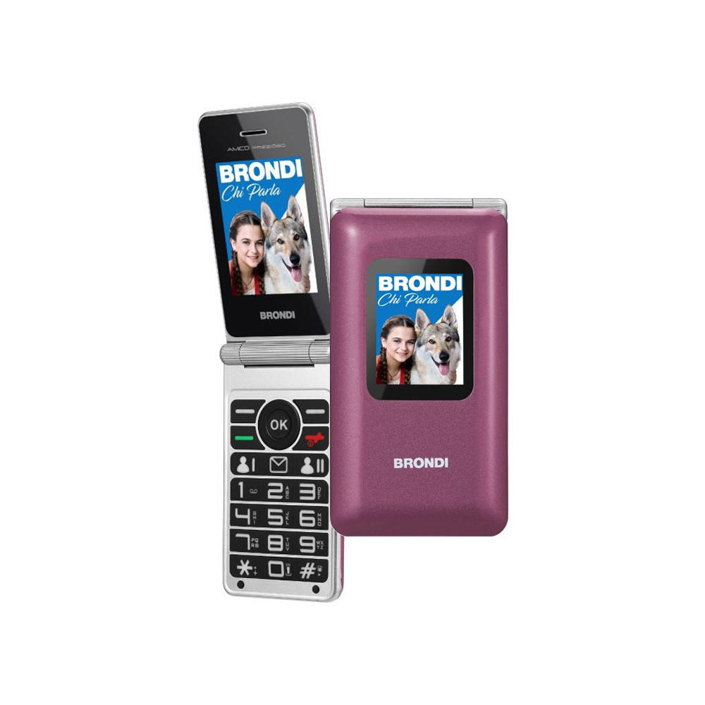 BRONDI AMICO PREZIOSO (VIOLET) - TELEFONO CELLULARE SENIOR