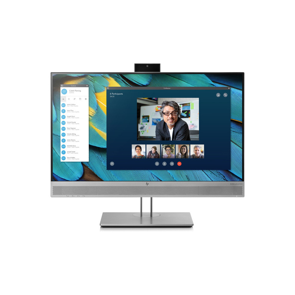 HP E243M (1FH48AT) - 24 MONITOR LED FHD - PIVOT - WEBCAM E SPEAKER INTEGRATI - USB - VGA - HDMI - DISPLAY PORT - W3Y ON SITE