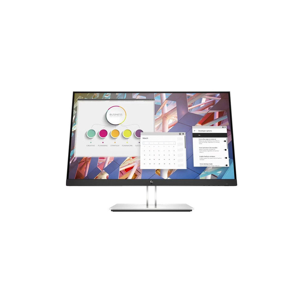 MONITOR LED 24 HP E24mv - CON WEBCAM E AUDIO IPS FHD HDMI-DP-VGA-5USB-PIVOT 3Y ON SITE