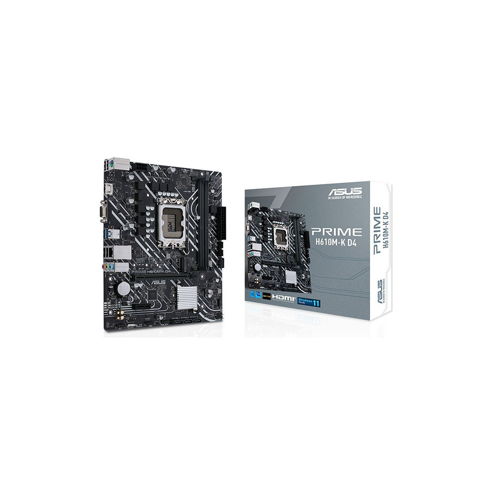 ASUS PRIME H610M-K D4 - MAINBOARD MICRO ATX - DDR4 - SOCKET 1700 - VGA - HDMI - M.2