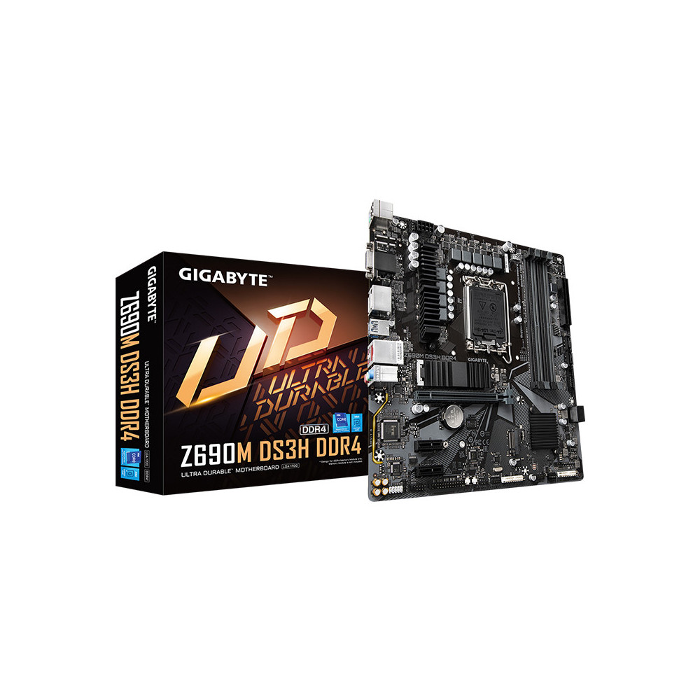 GIGABYTE Z690M DS3H - MAINBOARD ATX - DDR4 - SOCKET 1700 - VGA - HDMI - DP