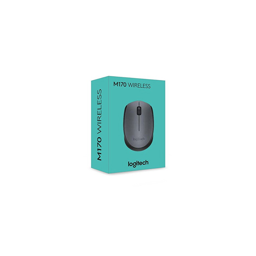 MOUSE LOGITECH M170 WIRELESS BLACK 910-004642