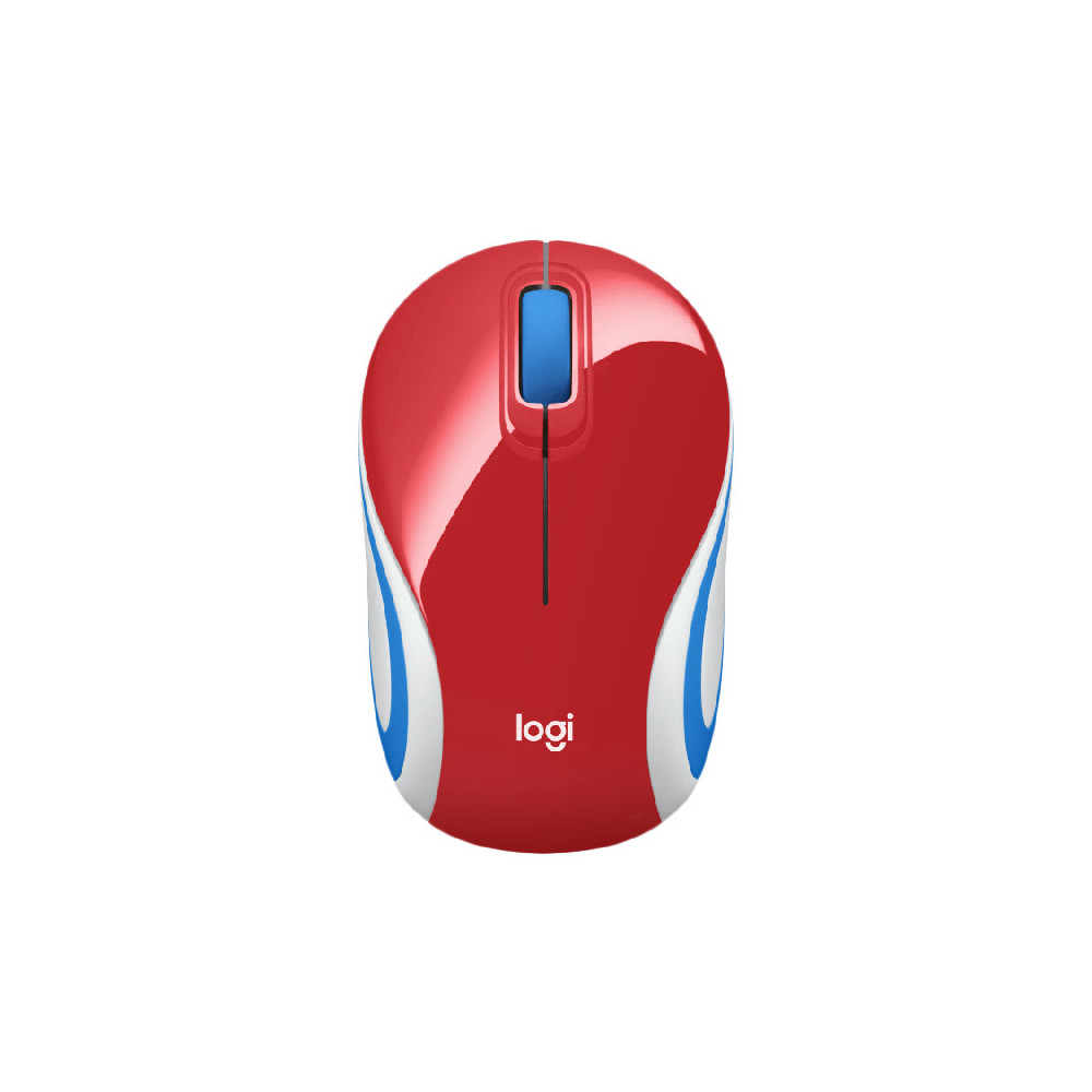 MOUSE LOGITECH M187 - MINI WIRELESS 910-002732 RED