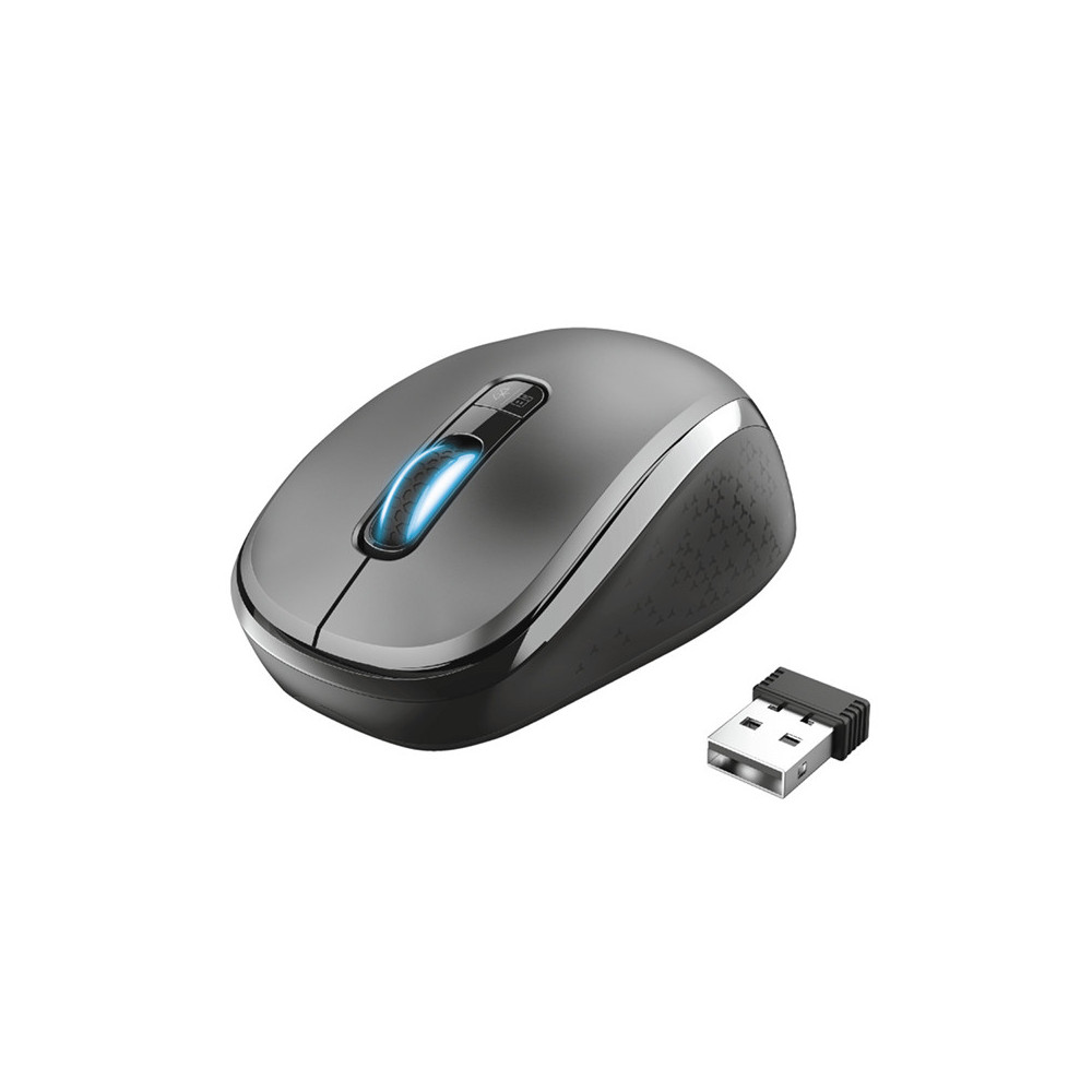 TRUST YVI (24208) - MOUSE WIRELESS + BLUETOOTH - 1.600 DPI