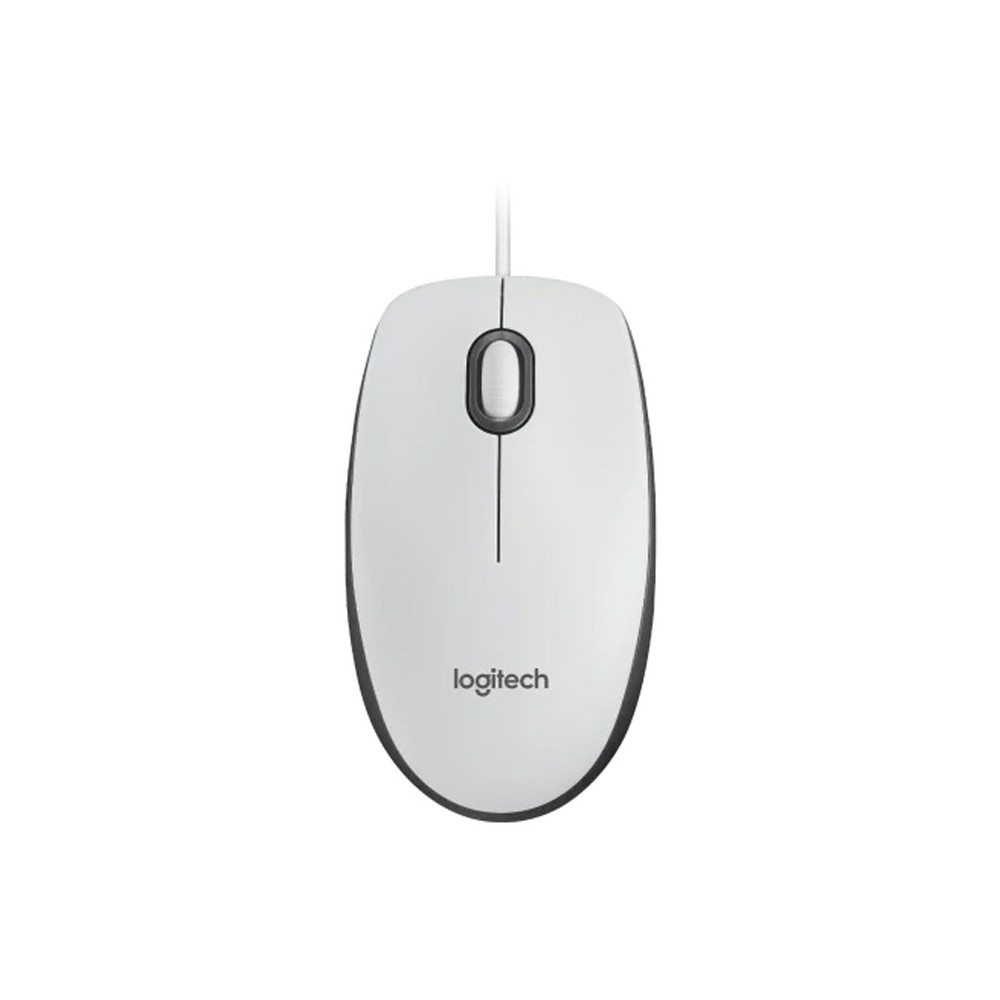 LOGITECH M100 (910-006764 ) - MOUSE WIRED - WHITE