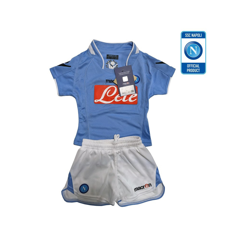 NAPOLI KIT MACRON KIDS GARA 1 (PANTALONCINO - MAGLIA) 4XS