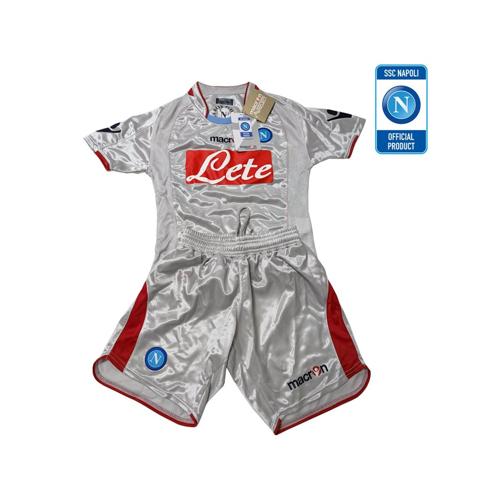 NAPOLI KIT MACRON KIDS GARA 2 (PANTALONCINO - MAGLIA) 4XS