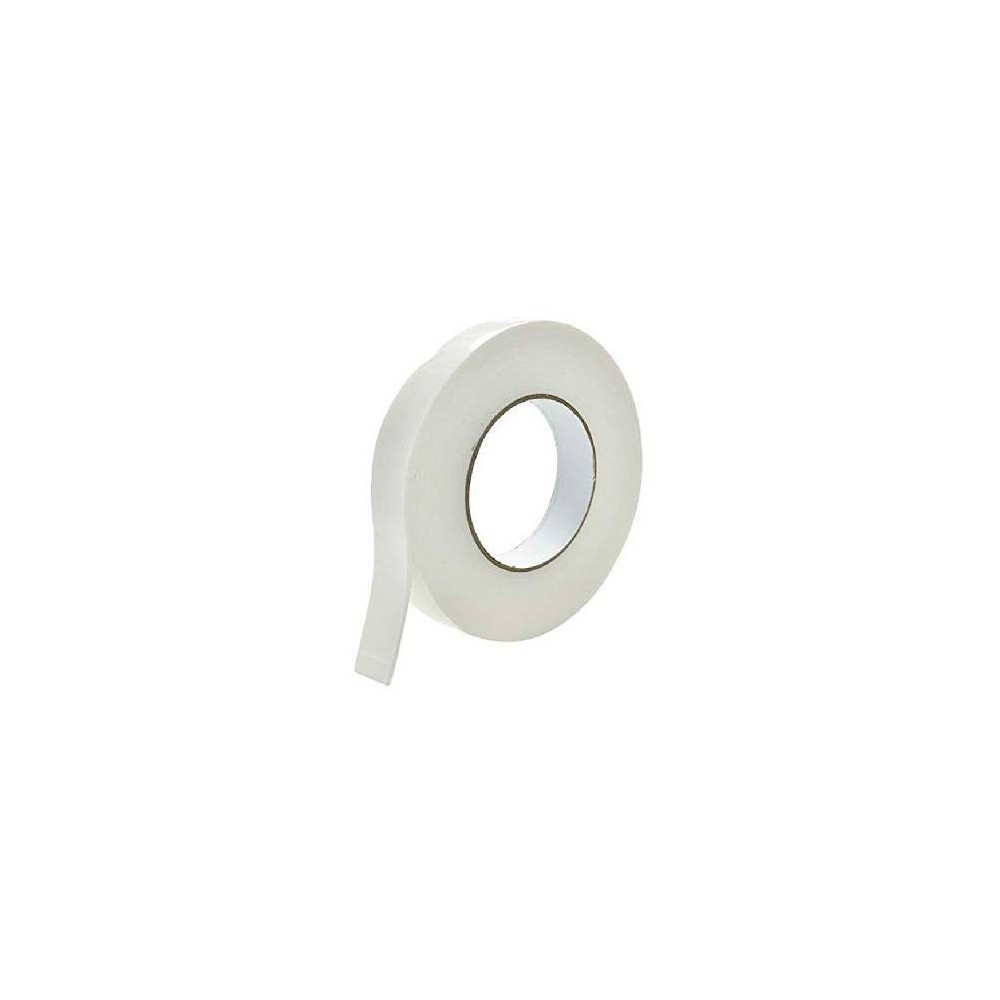 60 PZ - NASTRO BIADESIVO SPUGNA BIANCO PELLICOLA WHITE 25MM x 2MT