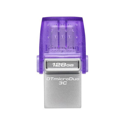 KINGSTON DATATRAVELER MICRODUO 3C 128GB (DTDUO3CG3/128GB) - PEN DRIVE 128GB DOPPIA INTERFACCIA USB-A/TYPE-C