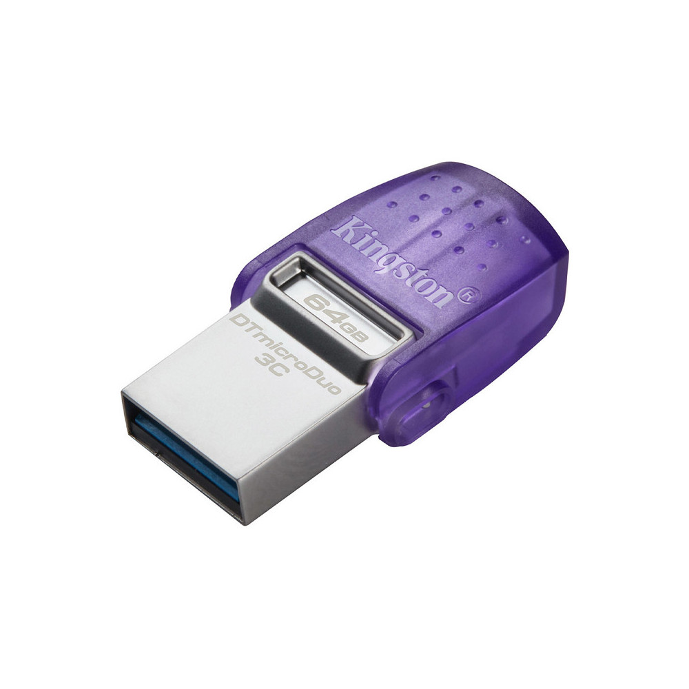 KINGSTON DATATRAVELER MICRODUO 3C 64GB (DTDUO3CG3/64GB) - PEN DRIVE 64GB DOPPIA INTERFACCIA USB-A/TYPE-C