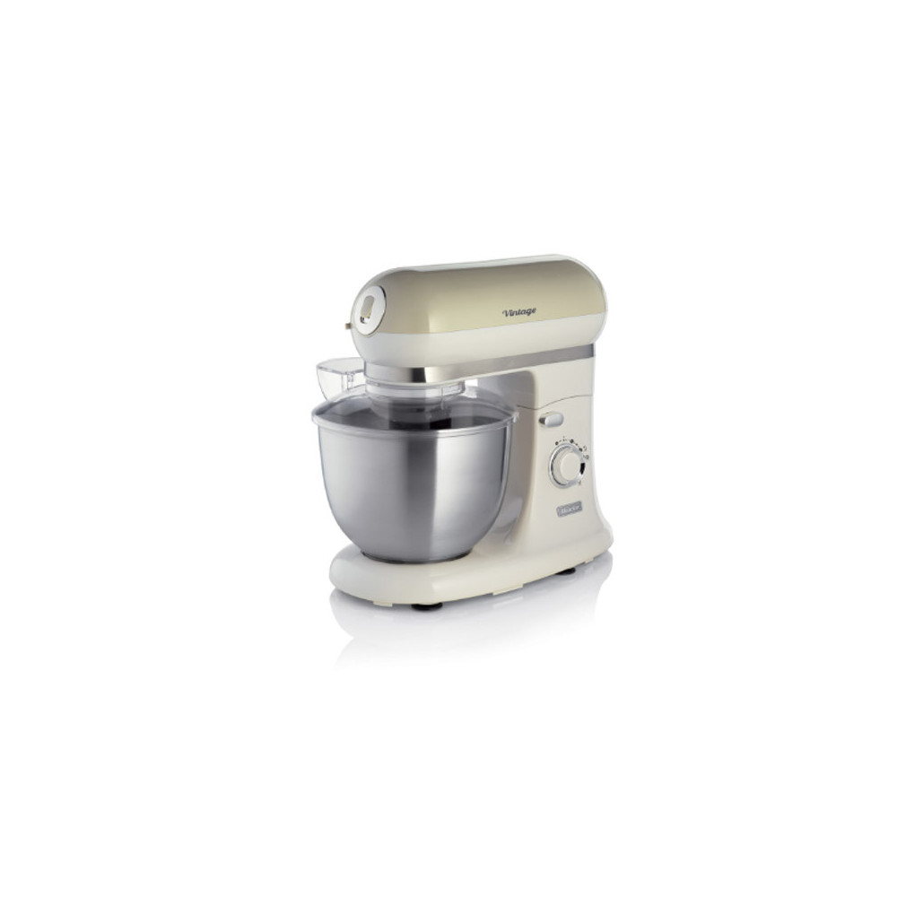 ARIETE ARIETE IMPASTATRICE VINTAGE BEIGE (1588/03) - TAZZA ACCIAIO INOX 55 L - 7 VELOCITA'' + PULSE - 2400W