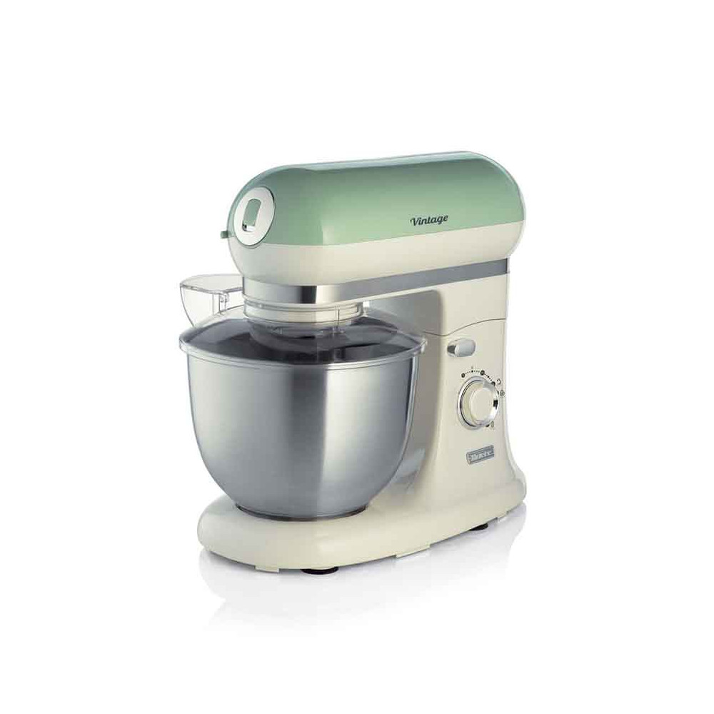 ARIETE ARIETE IMPASTATRICE VINTAGE VERDE (1588/04) - TAZZA ACCIAIO INOX 55 L - 7 VELOCITA'' + PULSE - 2400W