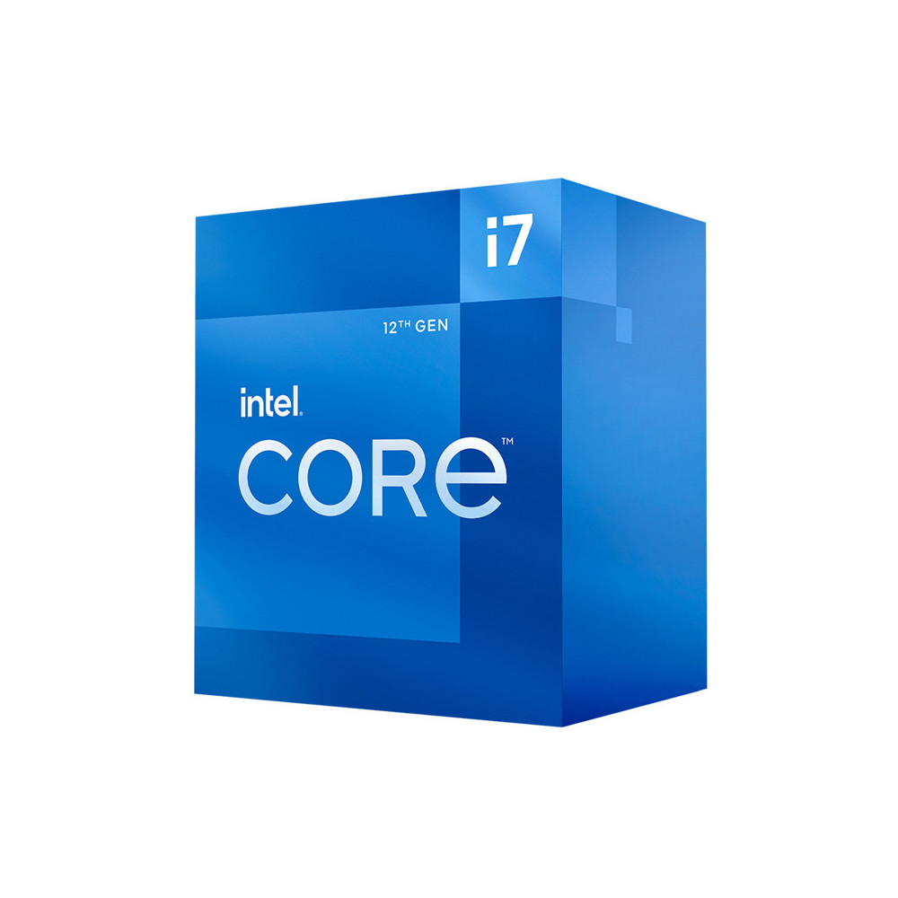 INTEL CORE i7-12700F ALDER LAKE - CPU BOX - BASE 2.10 GHZ / TURBO 4.90 GHZ  - CACHE 25 MB - SOCKET 1700