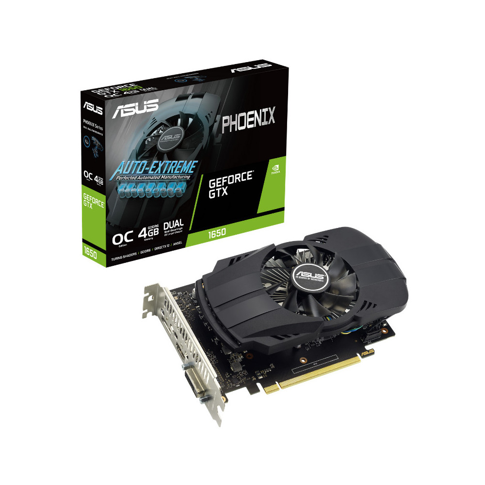 ASUS PHOENIX GEFORCE GTX 1650 EVO OC EDITION 4GB GDDR6 - SCHEDA VIDEO (90YV0GX4-M0NA00)