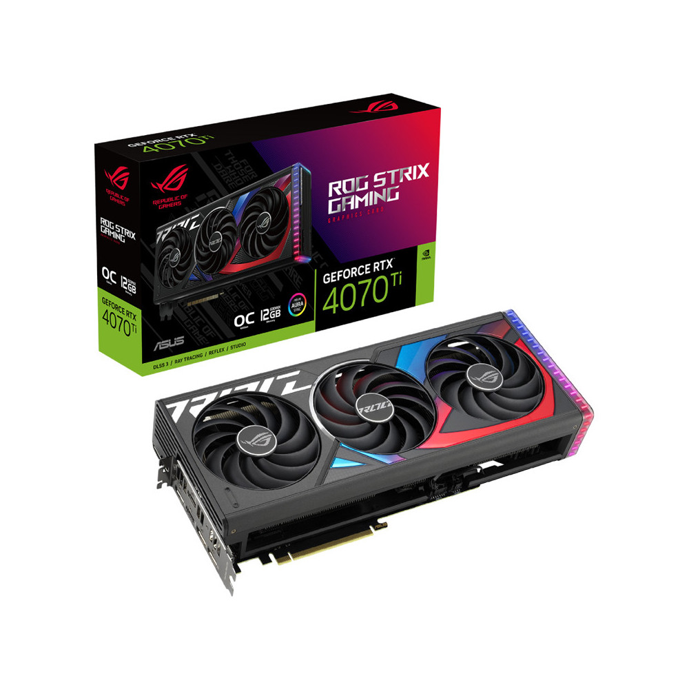 ASUS ROG STRIX GEFORCE RTX 4070TI OC EDITION 12GB GDDR6X - SCHEDA VIDEO (90YV0II0-M0NA00)