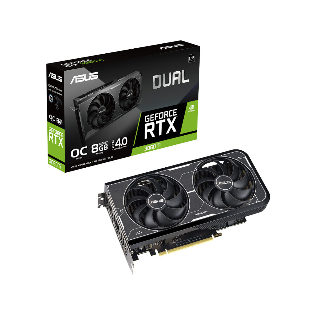 ASUS DUAL GEFORCE RTX 3060 TI OC EDITION 8GB GDDR6X - SCHEDA VIDEO (90YV0IP0-M0NA00)