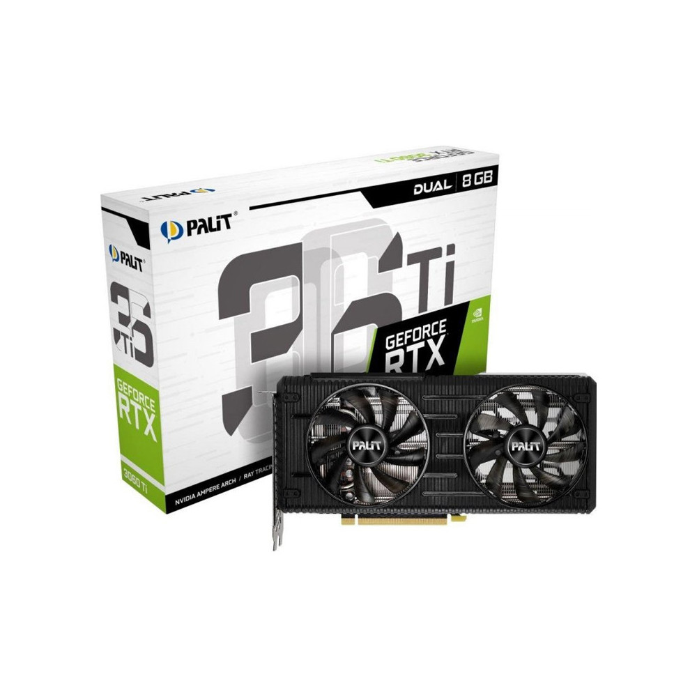 PALIT GEFORCE RTX 3060 TI DUAL 8GB GDDR6 - SCHEDA VIDEO