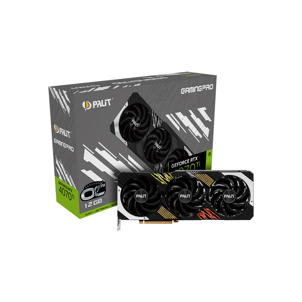 PALIT GEFORCE RTX 4070 Ti GAMING PRO OC EDITION 12GB GDDR6X - SCHEDA VIDEO