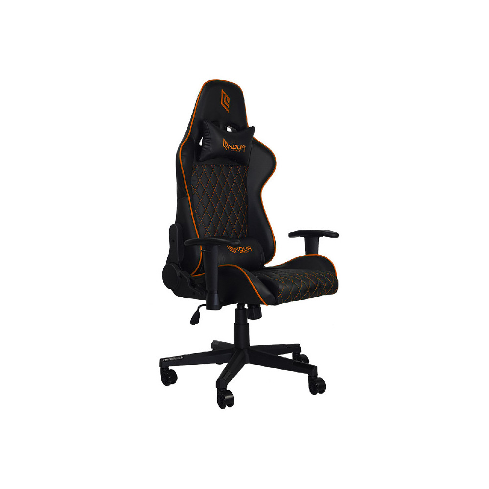 SEDIA GAMING NOUA KUI K7 - Black/Orange Braccioli 2D e Schienale Inclinabile