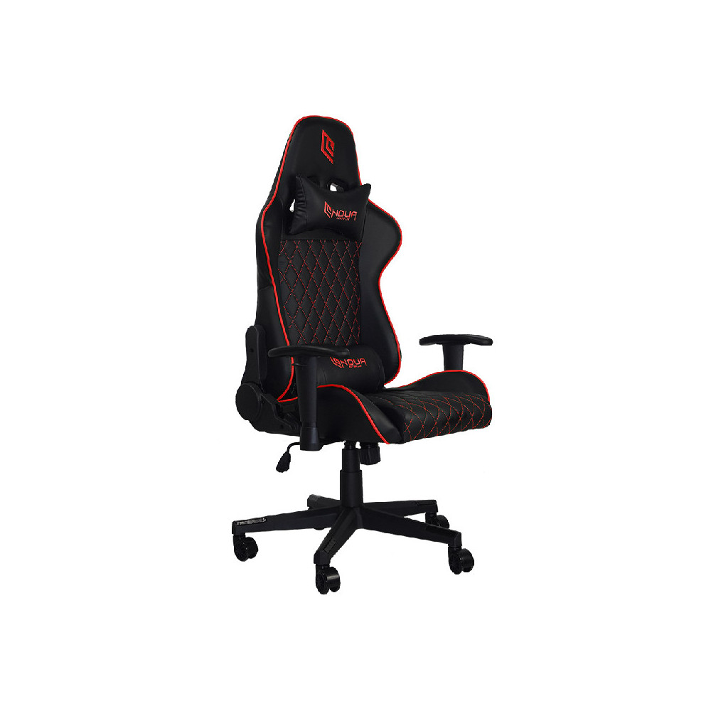 SEDIA GAMING NOUA KUI K7 - Black/Red Braccioli 2D e Schienale Inclinabile