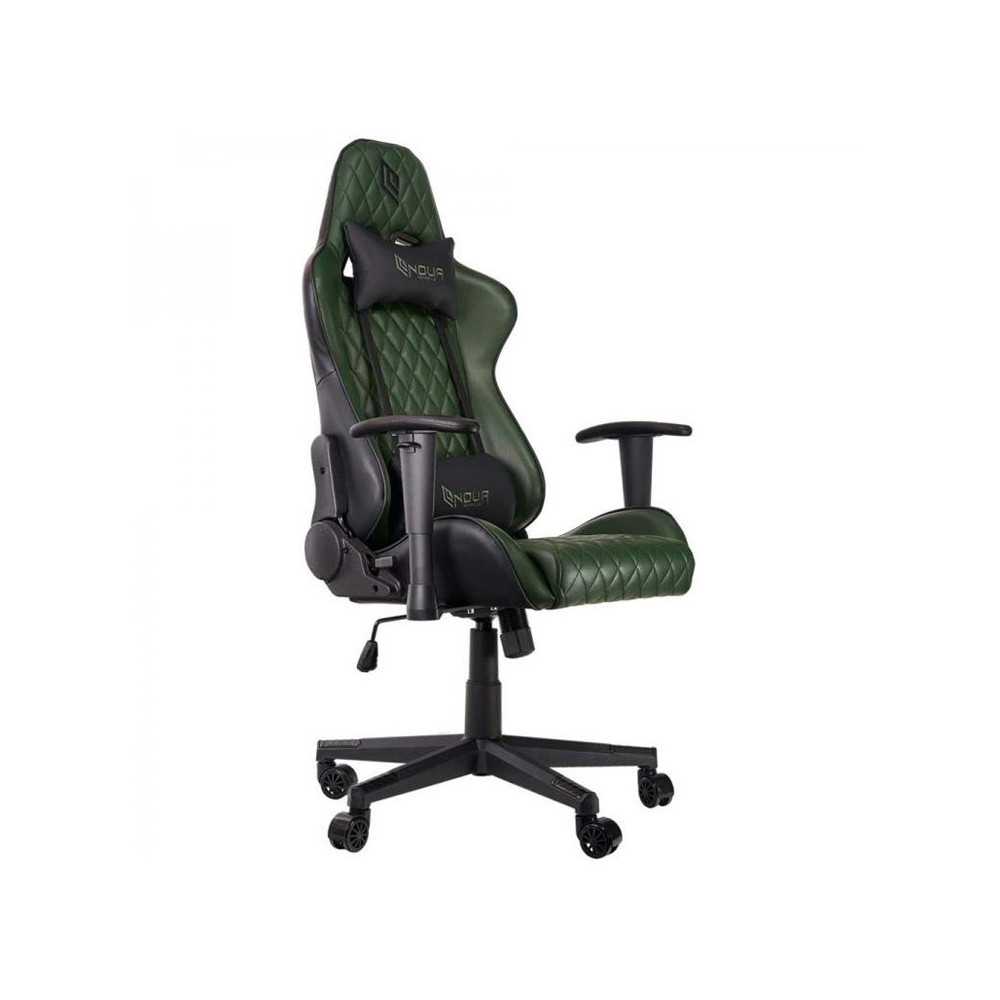 SEDIA GAMING NOUA KUI K7 - Green Military/Black Braccioli 2D e Schienale Inclinabile