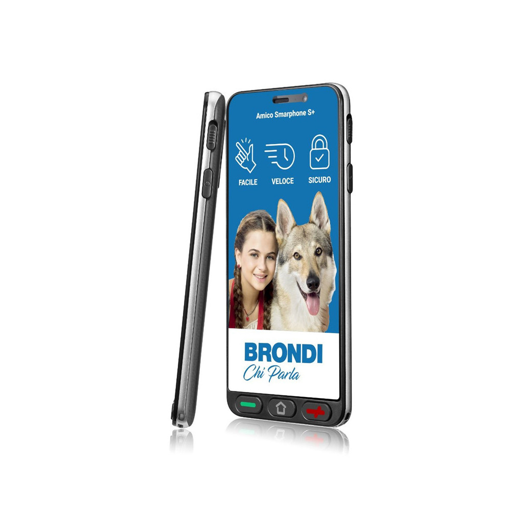 BRONDI AMICO SMARTPHONE S+ (NERO) - SENIOR SMARTPHONE