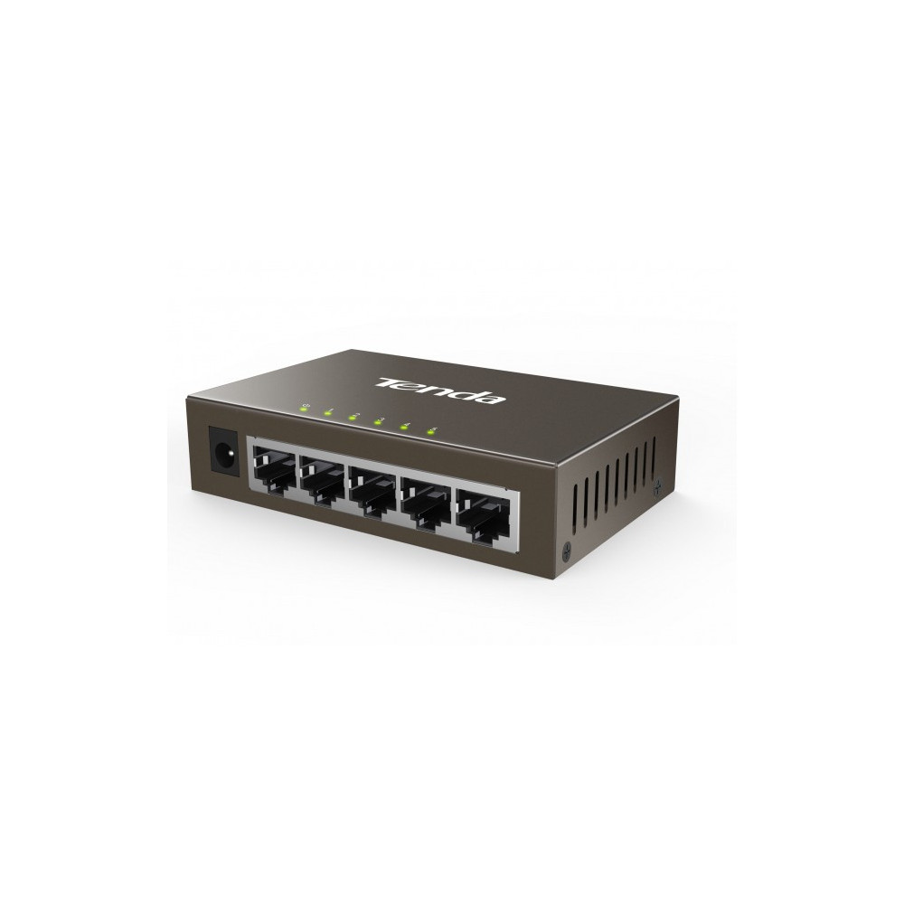 TENDA TEF1005D - DESKTOP SWITCH 5 PORTE - 10/100 MBPS - CHASSIS METALLO