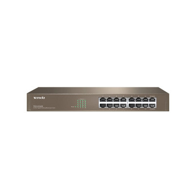 TENDA TEF1016D - RACK SWITCH 16 PORTE - 10/100 MBPS - CHASSIS METALLO