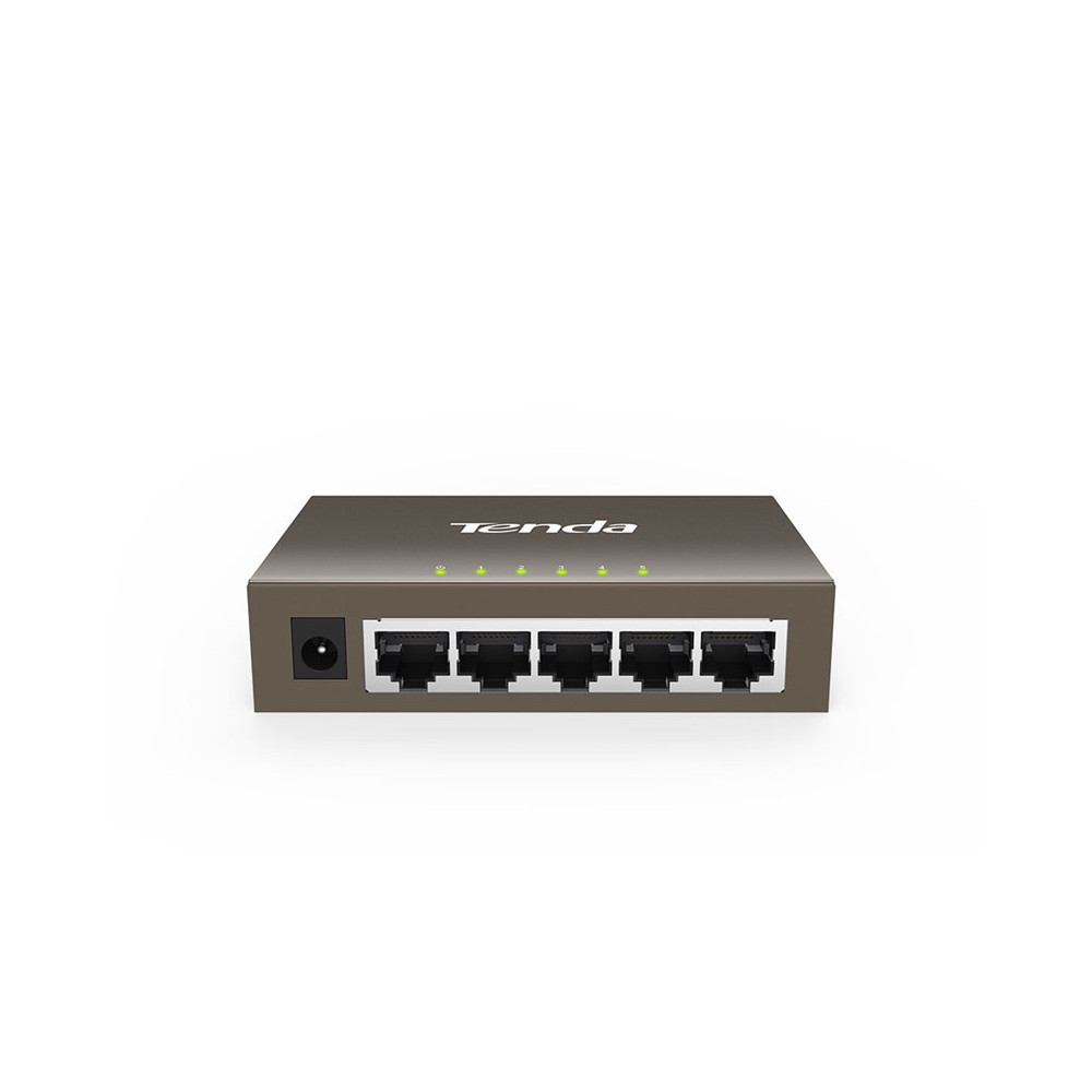 TENDA TEG1005D - DESKTOP SWITCH 5 PORTE GIGABIT - 10/100/1000 MBPS - CHASSIS METALLO