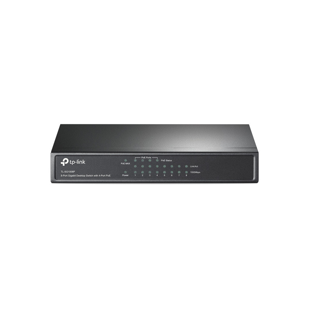 TP-LINK TL-SG1008P - SWITCH 8 PORTE 10/100/1000 CON 4PT POE