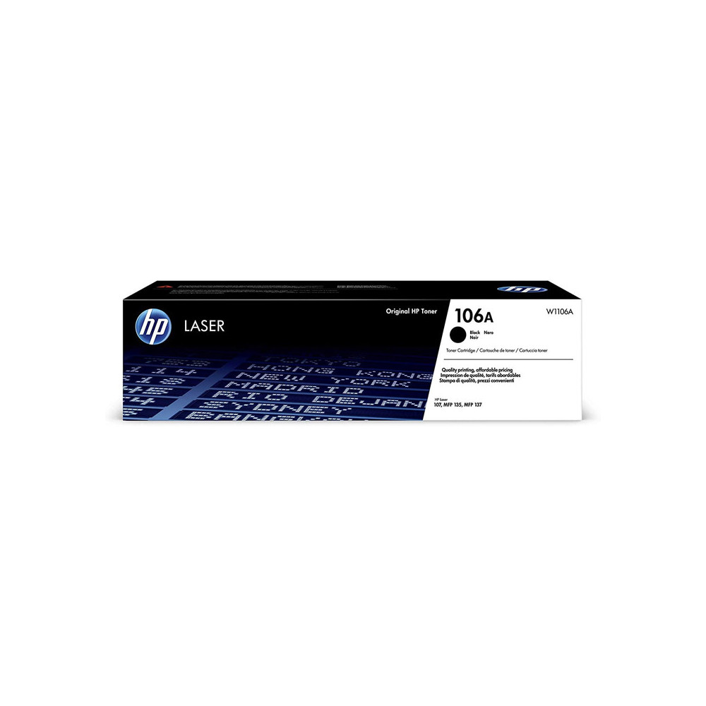 HP 106A BLACK (W1106A) - TONER ORIGINALE