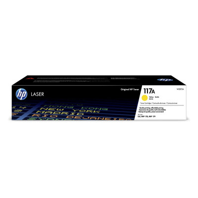 HP 117A YELLOW (W2072A) - TONER ORIGINALE