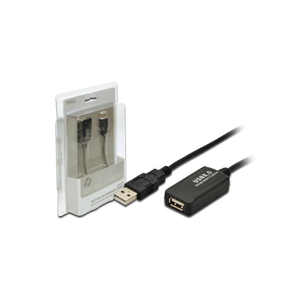 ESTENSORE DI LINEA USB 2.0 M/F DIGITUS DA-70130 CON CAVO DA 5 MT