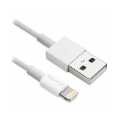 VULTECH SM-T61WH - CAVO LIGHTNING  - CERTIFICATO APPLE - 1M - COLORE BIANCO