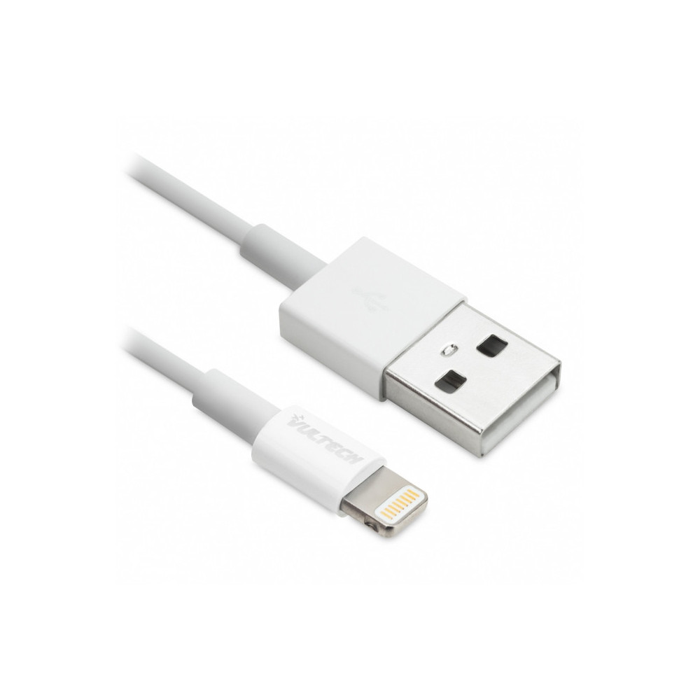 VULTECH SM-T61WH - CAVO LIGHTNING  - CERTIFICATO APPLE - 1M - COLORE BIANCO