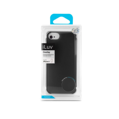 COVER ILUV OVERLAY BLACK ICA7H305BLK PER IPHONE 5 - 5S - SE