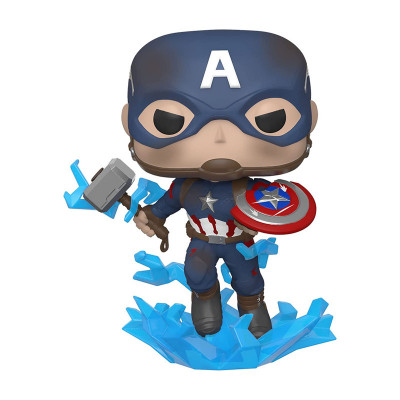 FUNKO POP CAPT A WITH BROKENSHIELD  e  MJOLNIR (45137) - AVENGERS - MARVEL