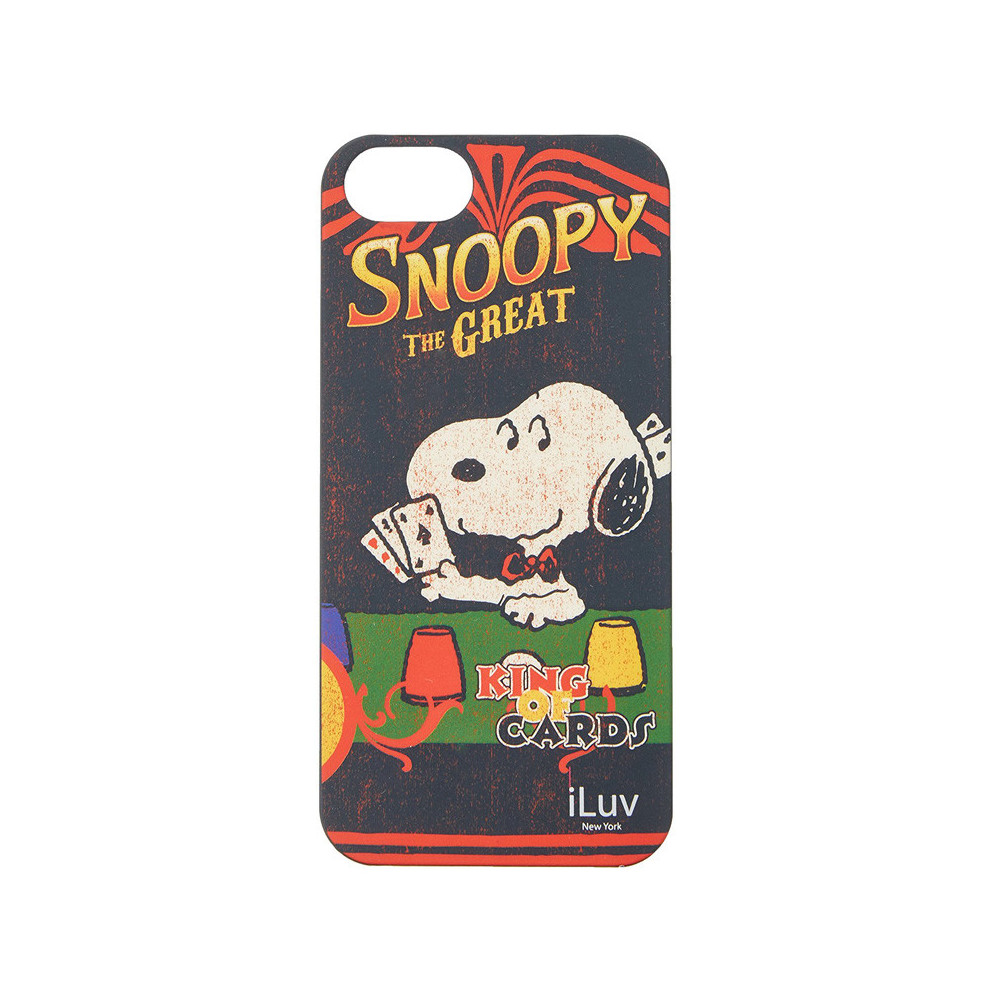 COVER ILUV SNOOPY GRAY ICA7H382GRY PER IPHONE 5 - 5S - SE