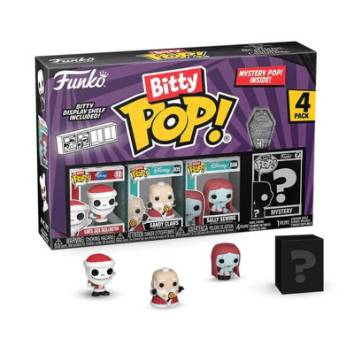 BITTY POP SANTA JACK 4 PACK (73022) - NIGHTMARE BEFORE CHRISTMAS - DISNEY