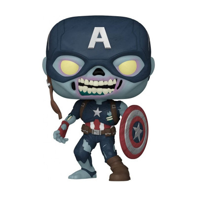 FUNKO POP ZOMBIE CAPTAIN AMERICA (BOBBLE HEAD) (57375) - WHAT IF - MARVEL - NUM. 941