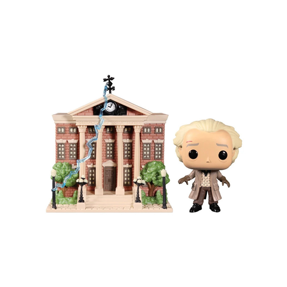 FUNKO POP DOC WITH CLOCK TOWER (46910) - BACK TO THE FUTURE - TOWN - NUM.15