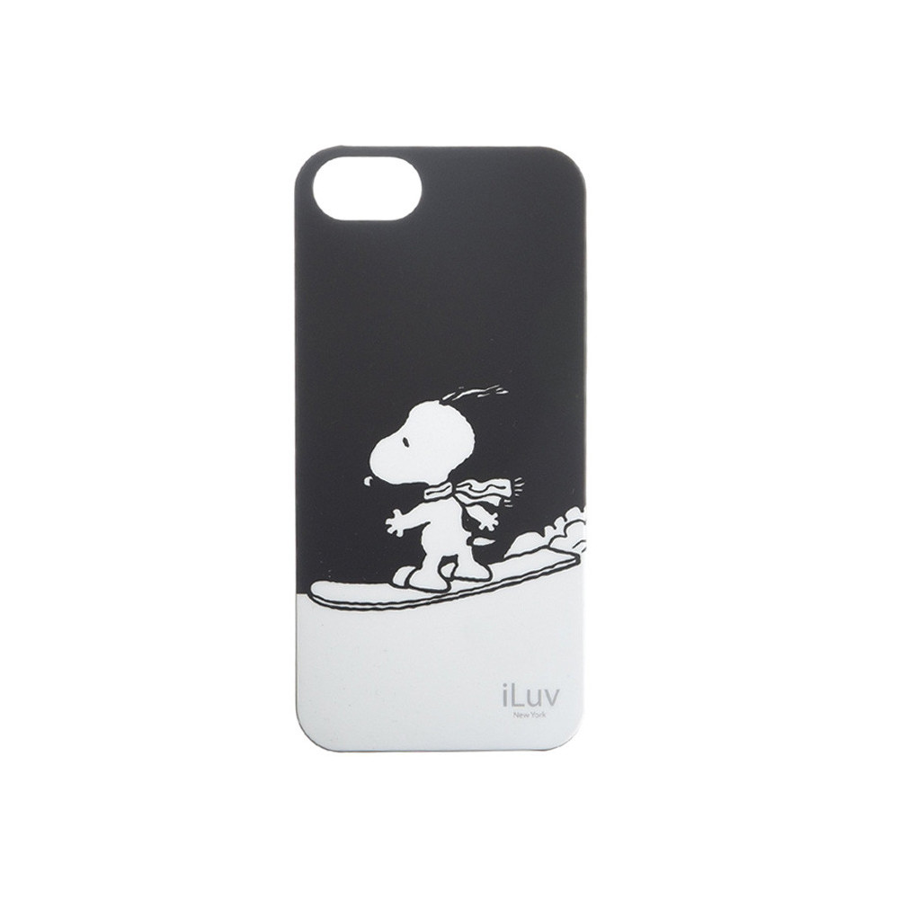 COVER ILUV SNOOPY BLACK ICA7H383BLK PER IPHONE 5 - 5S - SE