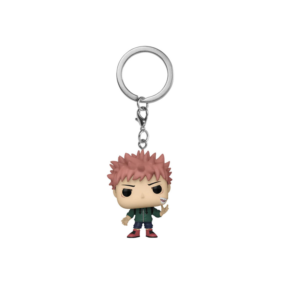 FUNKO POP POCKET KEYCHAIN YUJI ITADORI WITH SUKUNA MOUTH (73785) - JUJUTSU KAISEN - ANIMATION - SPECIAL EDITION